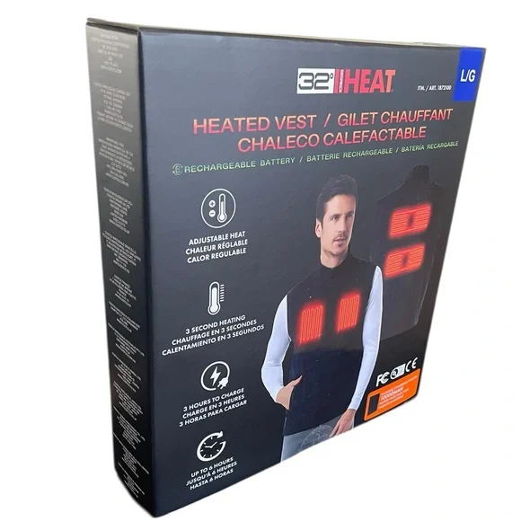 32° HEAT Rechargeable Heated Vest – Large (L/G) - Picture 6 of 8